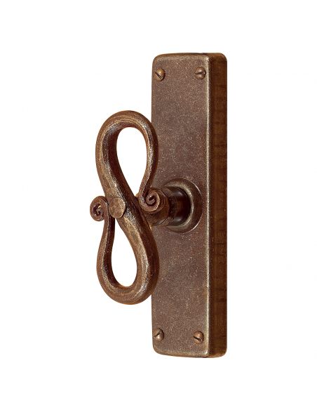 Maniglia in ferro per finestra cremonese FM 017 Il Forgiato