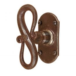 Maniglia in ferro per finestra martellina FM 009 Il Forgiato