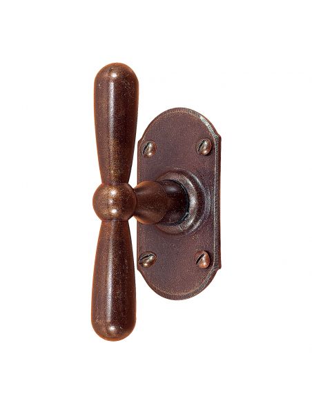 Maniglia in ferro per finestra martellina FM 033 Il Forgiato