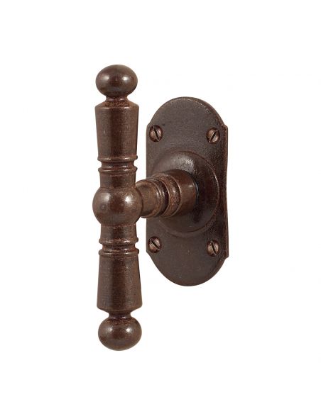 Maniglia in ferro per finestra martellina FM 006 Il Forgiato