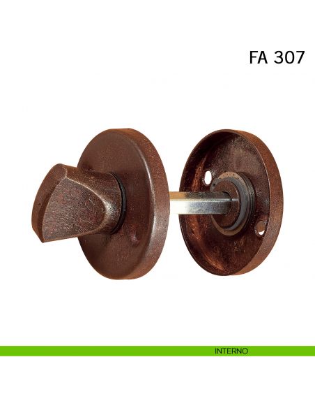 Nottolino in ferro per porta FM 307 Il Forgiato lato interno