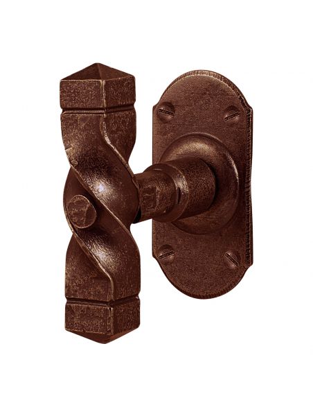 Maniglia in ferro per finestra martellina FM 005 Il Forgiato