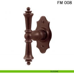 Maniglia in ferro per finestra martellina FM 008 Il Forgiato 2