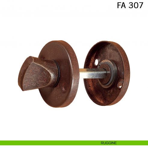 Nottolino in ferro per porta FM 307 Il Forgiato ruggine