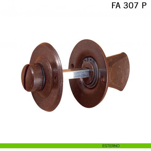 Nottolino in ferro per porta FM 307 P Il Forgiato