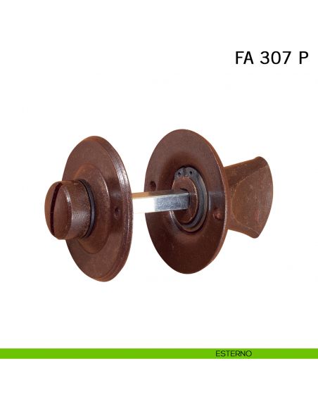 Nottolino in ferro per porta FM 307 P Il Forgiato