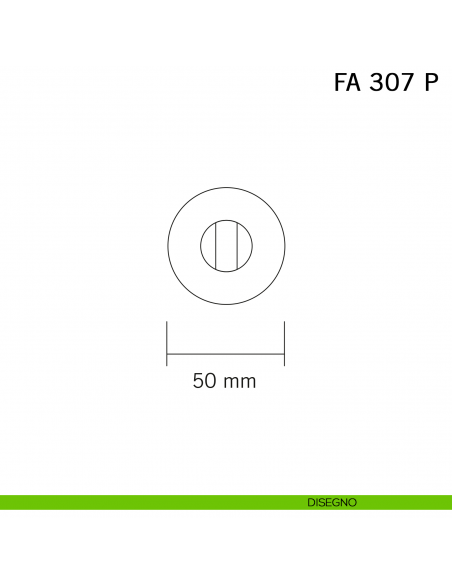 Nottolino in ferro per porta FM 307 P Il Forgiato