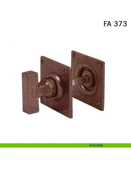 Nottolino in ferro per porta FM 373 Il Forgiato ruggine