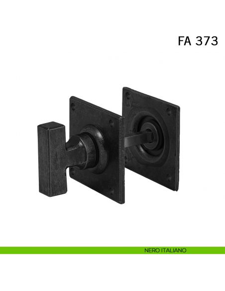 Nottolino in ferro per porta FM 373 Il Forgiato nero italiano