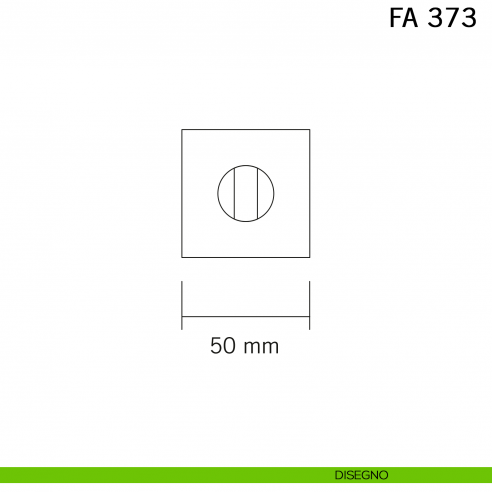 Nottolino in ferro per porta FM 373 Il Forgiato disegno