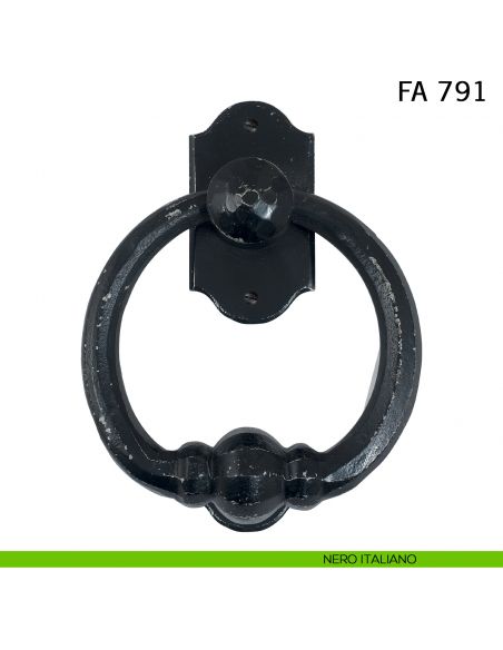 Battente in ferro per porta FA 791 Il Forgiato nero italiano