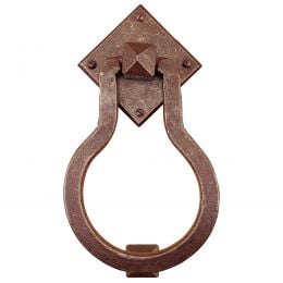 Battente in ferro per porta Pera FA 769.08 Il Forgiato misura 70x120 mm