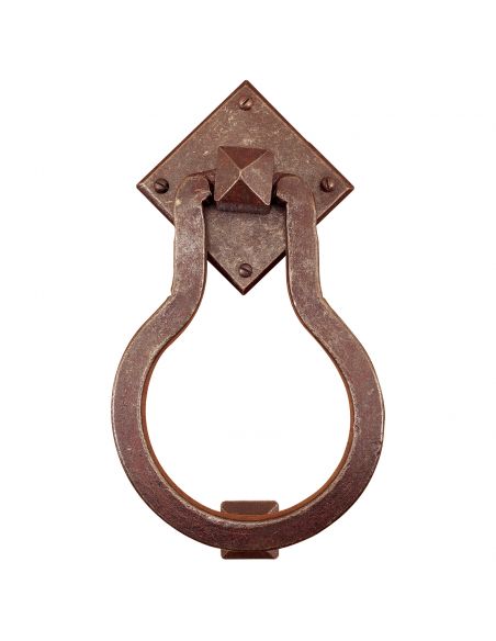 Battente in ferro per porta Pera FA 769.08 Il Forgiato misura 70x120 mm