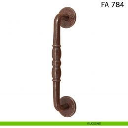 Maniglione in ferro per porta dritto FA 784 Il Forgiato misura 260 mm 2