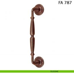 Maniglione in ferro per porta dritto FA 787 Il Forgiato misura 270 mm 2