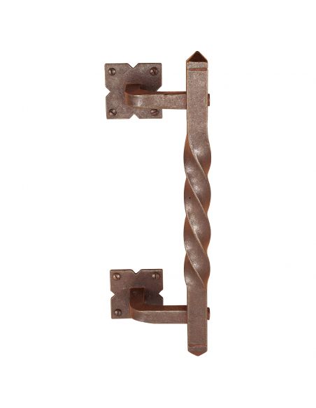Maniglione in ferro per porta dritto FA 775 Il Forgiato misura 250 mm