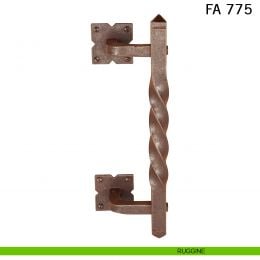 Maniglione in ferro per porta dritto FA 775 Il Forgiato misura 250 mm 2