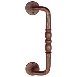 Maniglione in ferro per porta zancato FA 774 Il Forgiato misura 260 mm