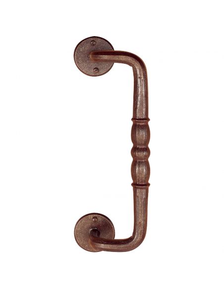 Maniglione in ferro per porta zancato FA 774 Il Forgiato misura 260 mm