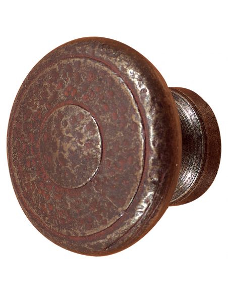 Pomolo ovale fisso in ferro per porta Il Forgiato FA 796.70