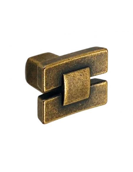 Pomolo anticato per mobile arte povera Metal Style Florence MG5901