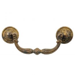 Maniglia pendente per mobile classico Metal Style ottone antico MG218