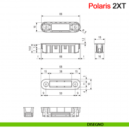 Incontro Alutop XT per serratura magnetica AGB per alluminio 2