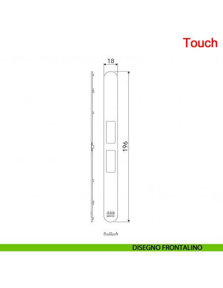 Touch AGB ritenuta magnetica regolabile per porta disegno