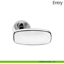 Maniglia per porta interna Entry Linea Calì rosetta tonda bassa 2