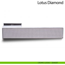 Maniglia per porta Lotus Diamond Comit con rosetta rettangolare 2