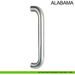 Maniglione tubolare acciaio per porta diametro 32 mm Alabama Fimet Inox 2
