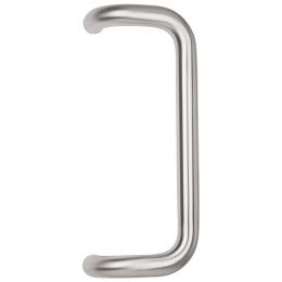 Maniglione zancato in acciaio tubolare per porta diametro 32 mm Nevada Fimet Inox