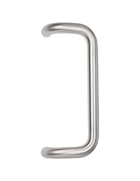 Maniglione zancato in acciaio tubolare per porta diametro 32 mm Nevada Fimet Inox