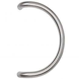 Maniglione zancato in acciaio tubolare per porta diametro 32 mm Arkansas Fimet Inox