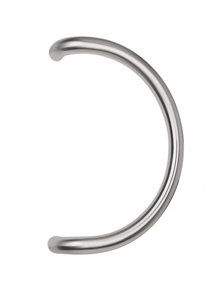 Maniglione zancato in acciaio tubolare per porta diametro 32 mm Arkansas Fimet Inox