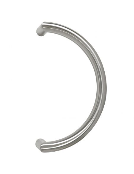 Maniglione tubolare zancato in acciaio per porta diametro 32 mm Arkansas Q. Fimet Inox