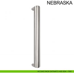 Maniglione in acciaio inox per porta Nebraska Fimet Inox 2