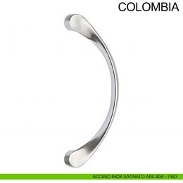 Maniglione curvo in acciaio inox per porta Colombia Fimet Inox 2