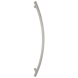 Maniglione acciaio tubolare curvo  per porta diametro 30 mm Montana Fimet Inox