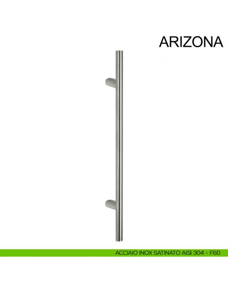 Maniglione in acciaio tubolare dritto per porta diametro 20 mm Arizona Fimet Inox acciaio AISI 304