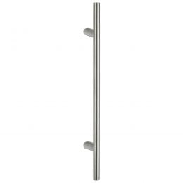 Maniglione tubolare in acciaio dritto per porta diametro 16 mm Arizona Fimet Inox