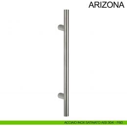 Maniglione dritto tubolare in acciaio per porta diametro 25 mm Arizona Fimet Inox 2
