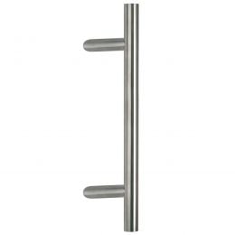 Maniglione zancato tubolare in acciaio per porta diametro 30 mm Arizona Fimet Inox