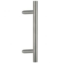 Maniglione in acciaio tubolare zancato per porta diametro 35 mm Arizona Fimet Inox