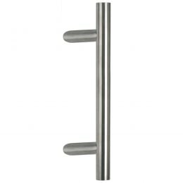 Maniglione zancato tondo in acciaio per porta diametro 40 mm Arizona Fimet Inox