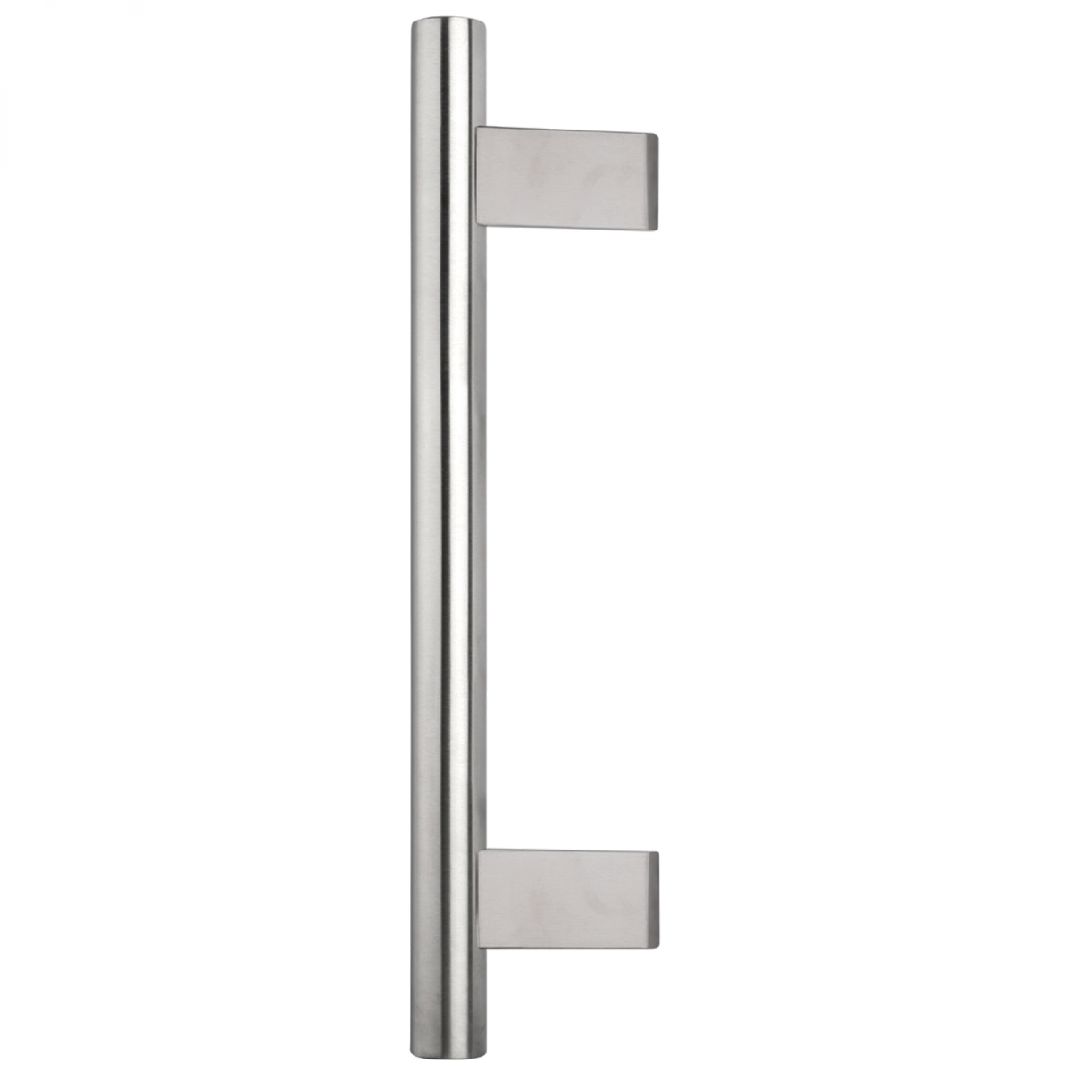 Terminale Per Barra Appendiabiti In Acciaio Inox Diametro 30 Mm - Finitura Satinata - 40x120 Mm