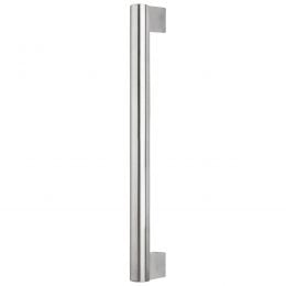 Maniglione dritto con supporti esterni in acciaio per porta diametro 30 mm Illinois Fimet Inox