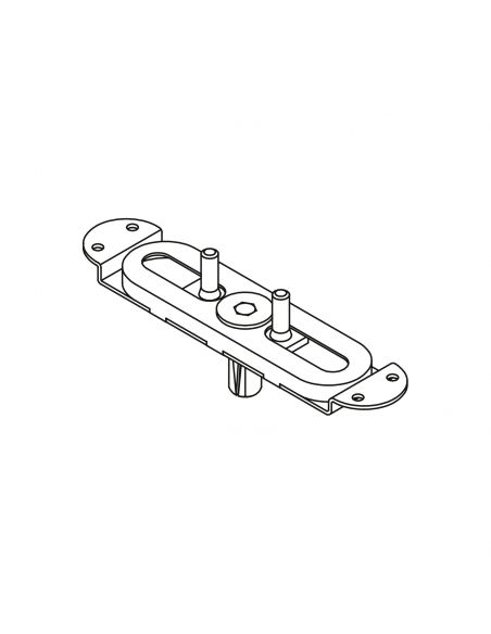 Movimento gratz con perni per maniglia finestra cremonese Colombo Design