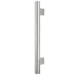 Maniglione dritto con supporti interni in acciaio per porta diametro 30 mm Illinois Fimet Inox