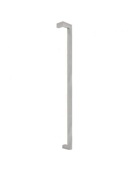 Maniglione squadrato zancato in acciaio per porta 25x38 mm Mississippi Q Fimet Inox